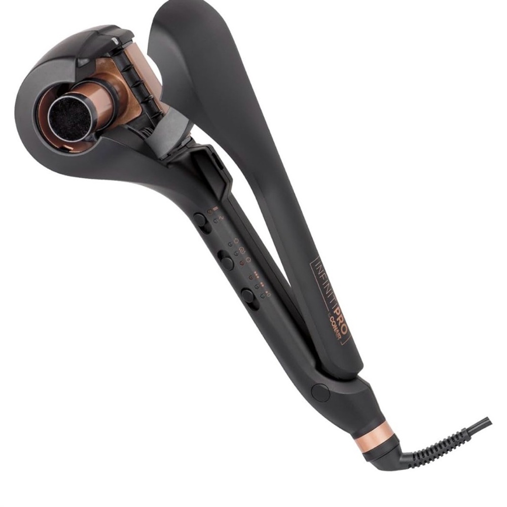 InfinitiPRO by Conair Auto Curler - Matte Black with Rose Gold Accents